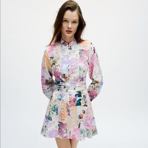 Zara bestselling floral print dress. NWT